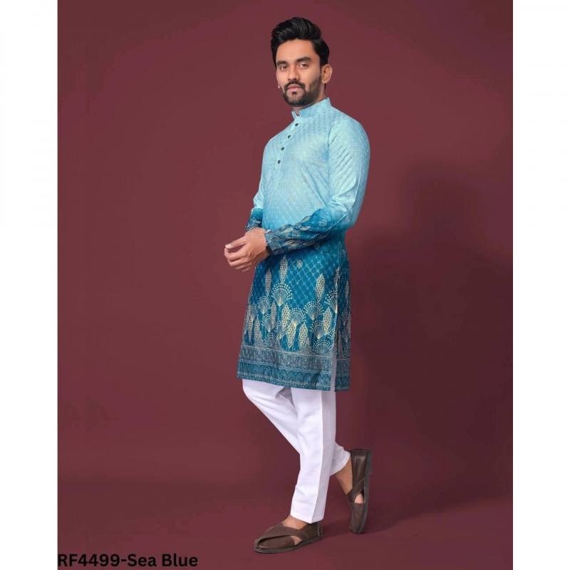 Ethnic Fashion India - Chemise musulmane à col montant pour