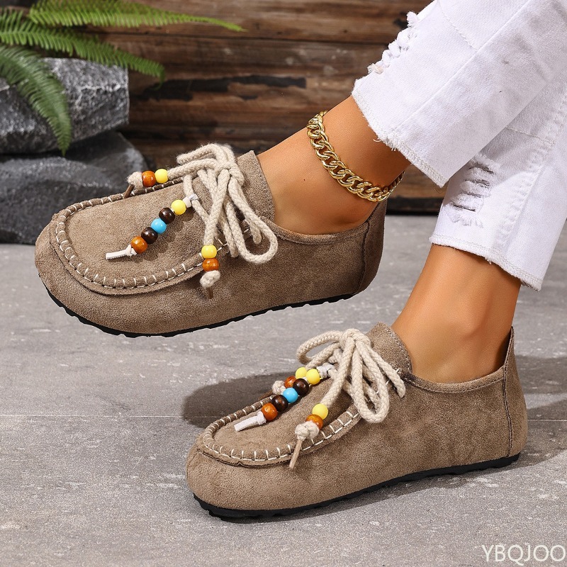 Ethnic Fashion Women - Mocassins polyvalents décontractés et confortables pour