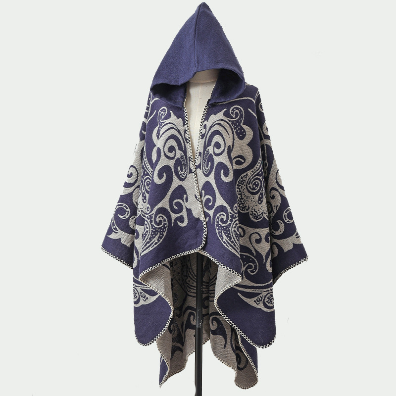 Nouveau châle à capuche pour f - Go Ethnic Fashion avis et prix