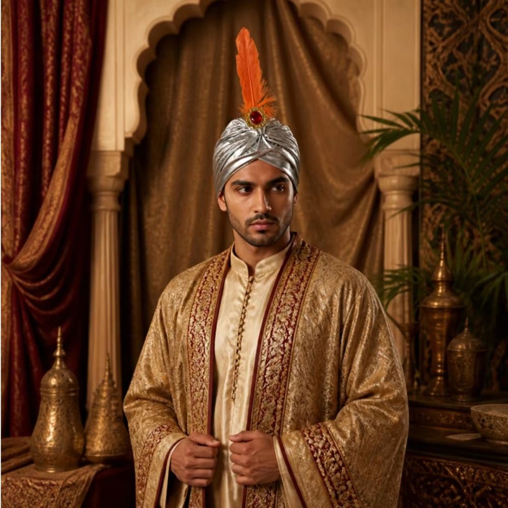 Chapeau Turban à Plumes pour D - Ethnic Fashion India avis et prix